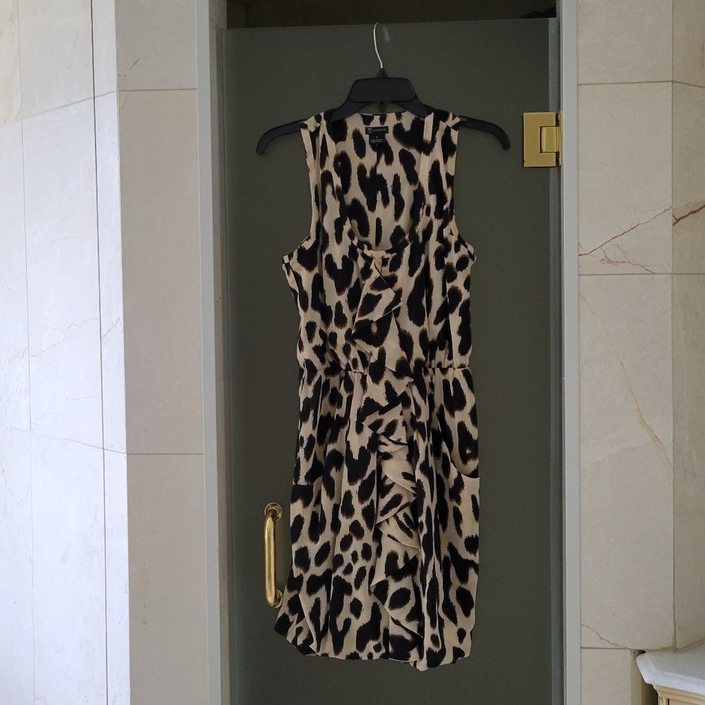 New Directions Cheetah Print Dress 4